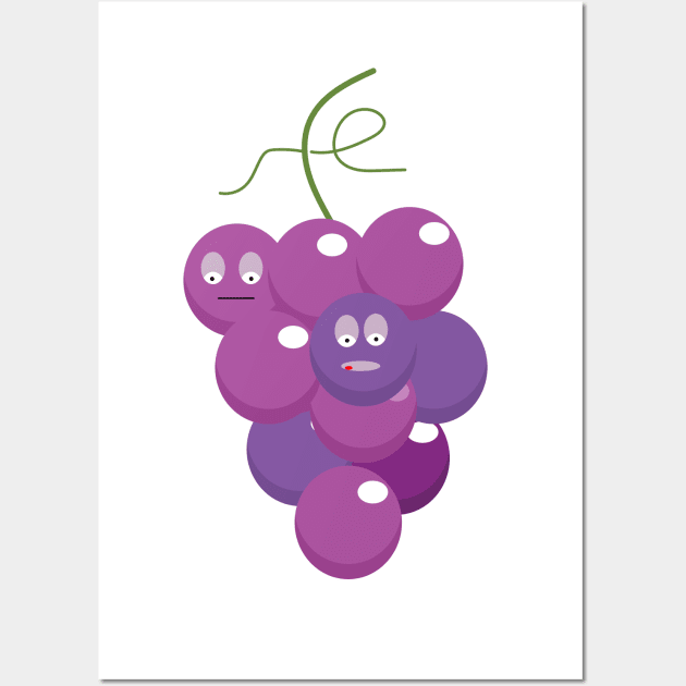 Grapes Wall Art by Brightly